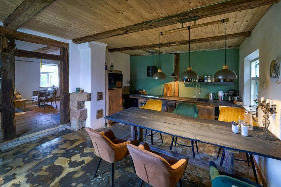 18th-century half-timbered house in Lutter Apartment in Lower Saxony, Germany