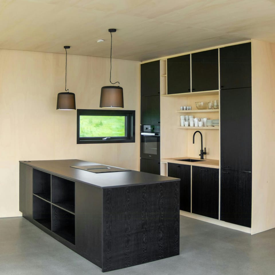 Architect-designed cabin with fjord views Cabin in Vestland