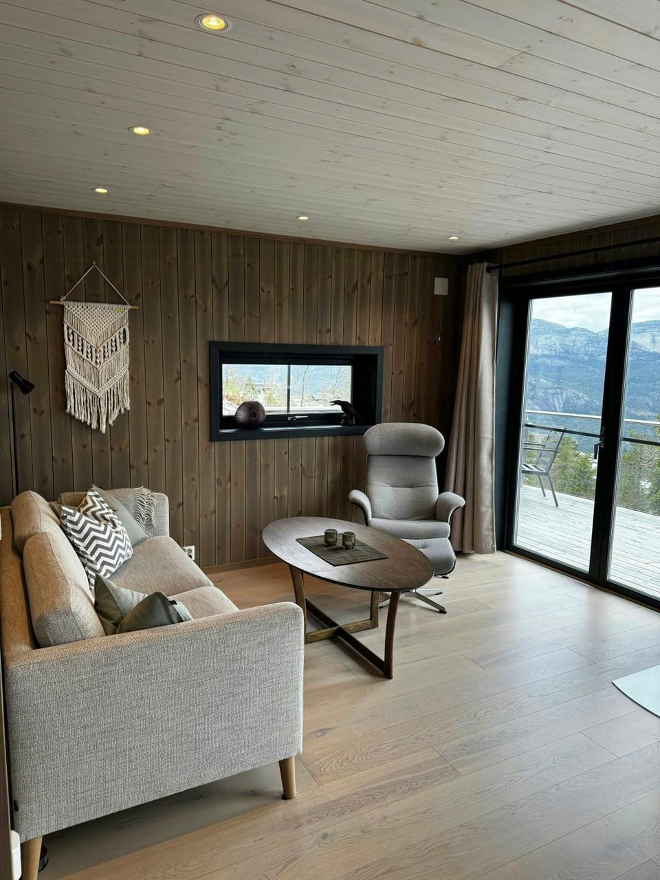 Modern cabin with panoramic views in Vradal Cabin in Viken, Norway