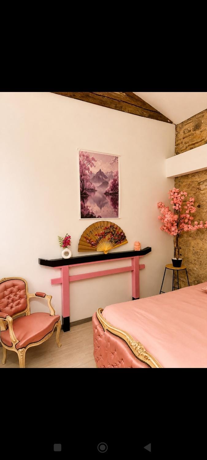 Chambre Sakura Ambiance Japonaise Romantique Bed and Breakfast in Marmande