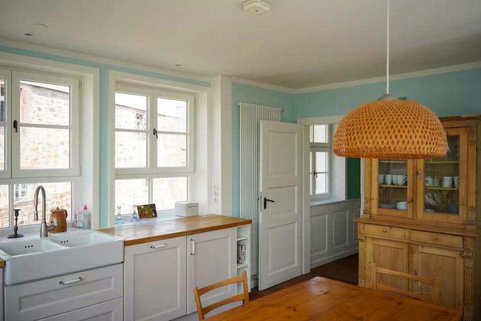 Farmhouse with mid-century design in Hesse House in Hesse