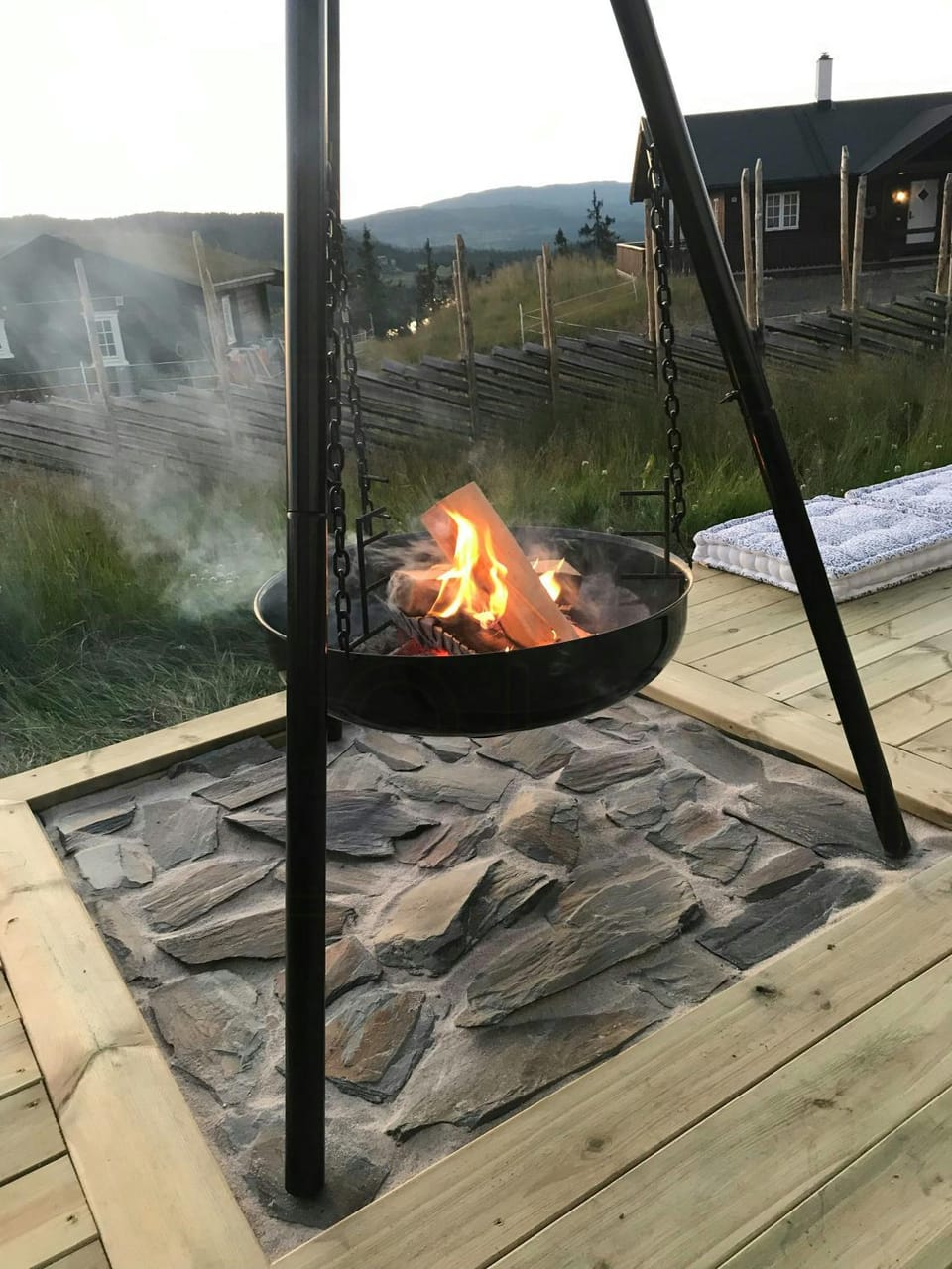 Mountain cabin on Glamhaugen with terrace Cabin in Innlandet
