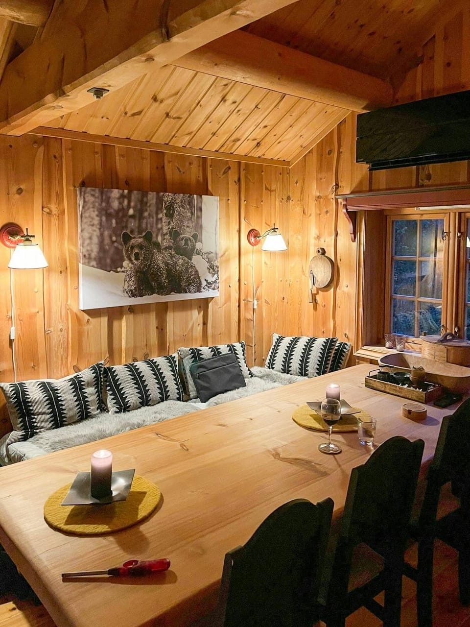 Mountain cabin with panoramic views at Gala Cabin in Innlandet