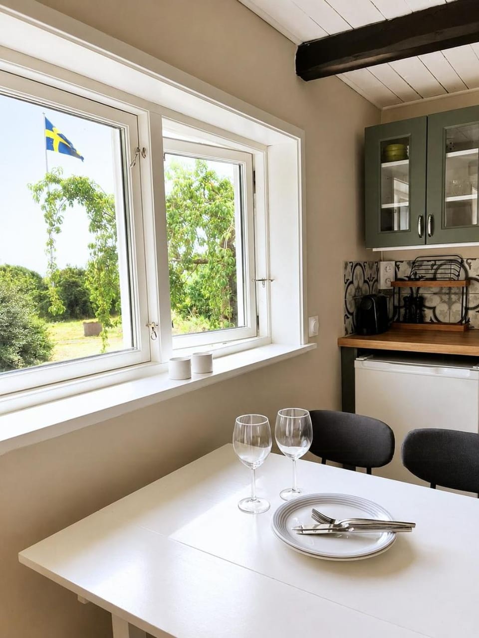 Guest house among the apple orchards in Kivik House in Skåne County