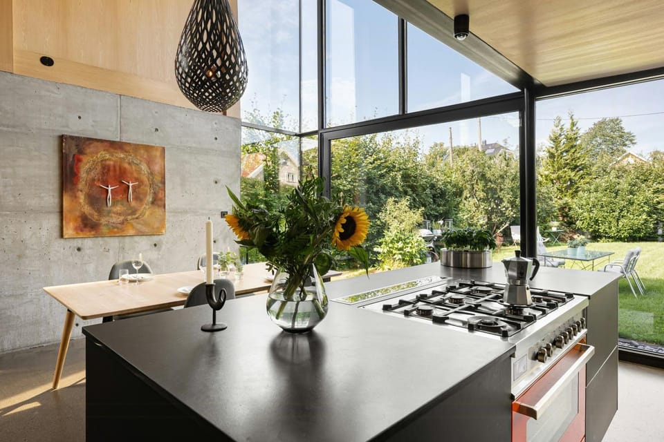 Modern industrial dream with sunny rooftop House in Viken, Norway