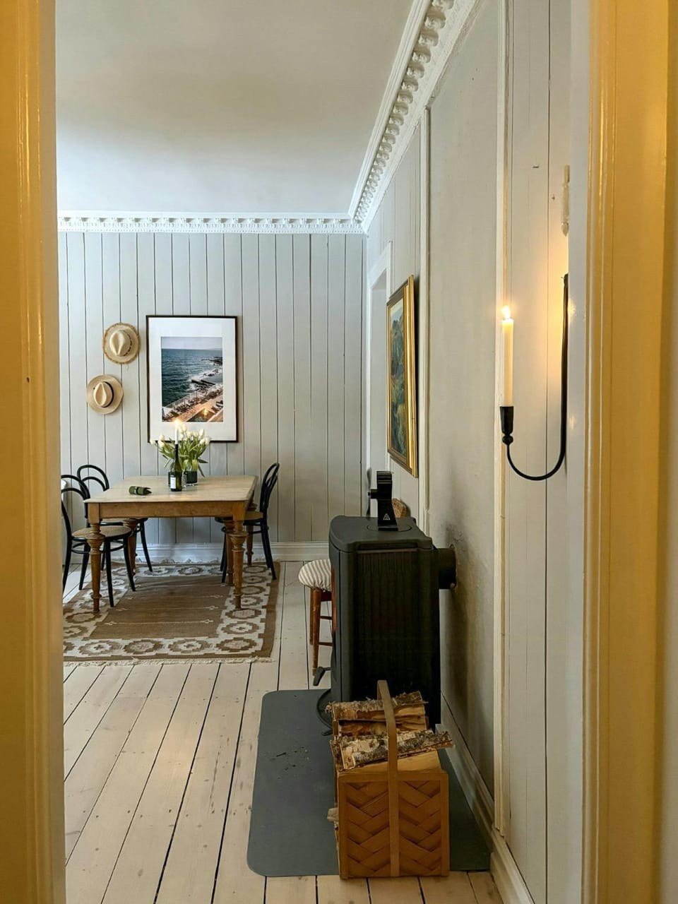 Character apartment from 1897 in Toyen Apartment in Oslo