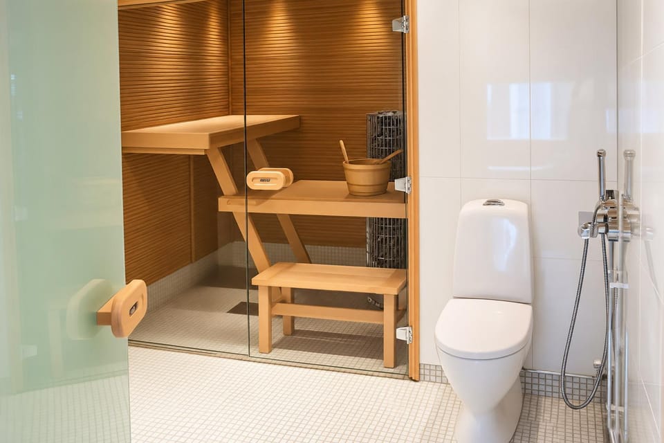 Shower, Toilet, Sauna, Bathroom