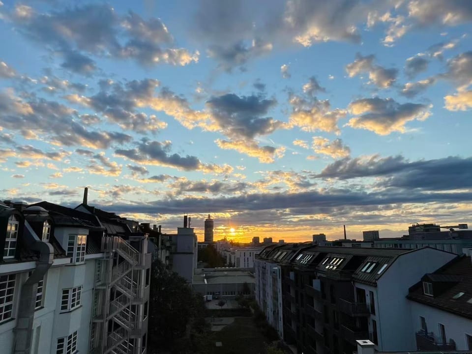 City view, Sunset