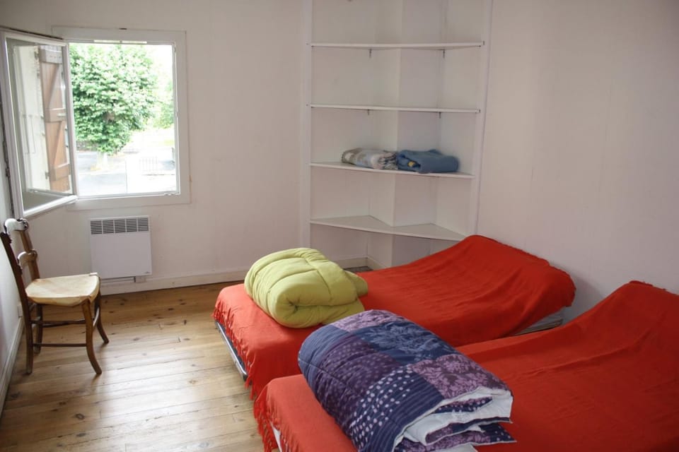 Property building, Living room, Bedroom