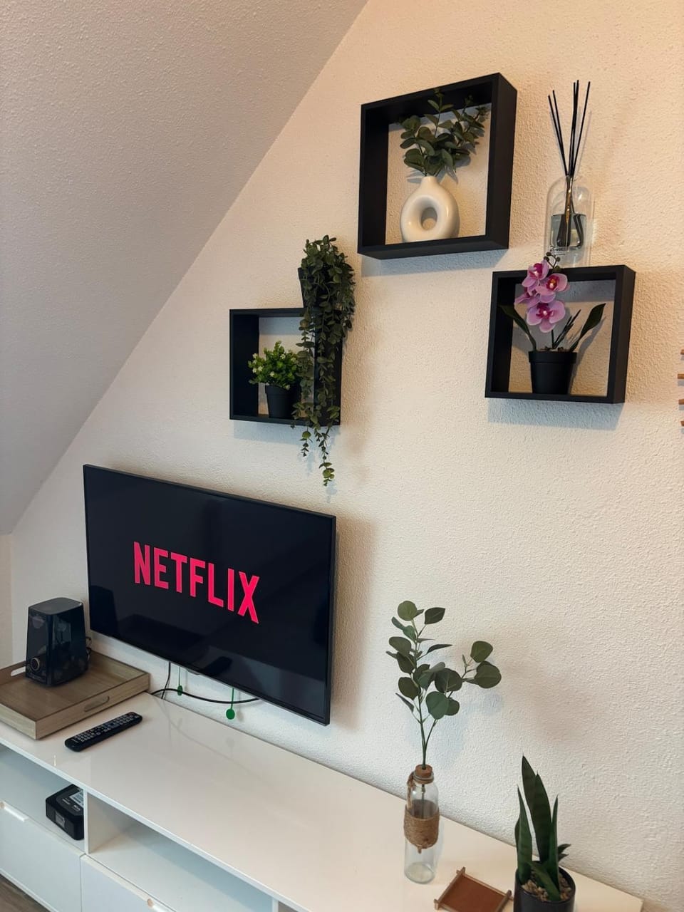 Communal lounge/ TV room, TV and multimedia, Decorative detail