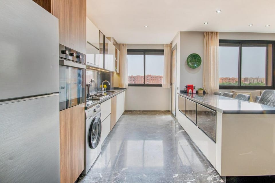 Bright 3-bedroom apartment for Groups & families Apartment in Marrakesh