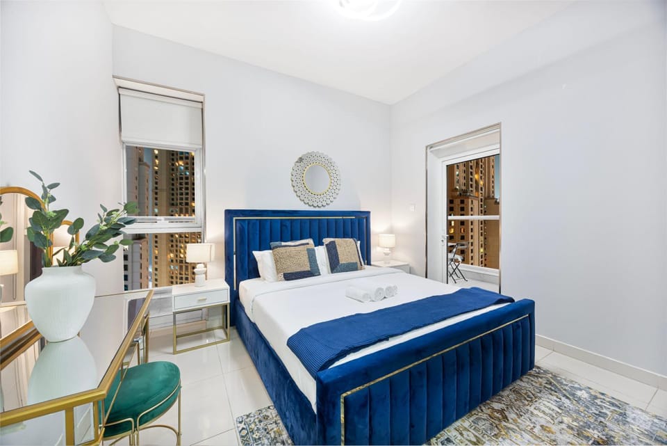 Waterfront Oasis with Marina and JBR Views Apartment in Dubai