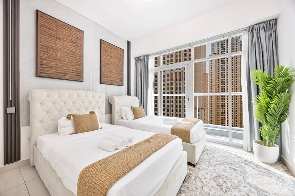 Waterfront Oasis with Marina and JBR Views Apartment in Dubai