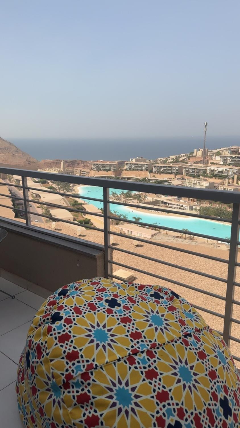Sea & Lagoon View Cozy 3BR Chalet Apartment in Egypt