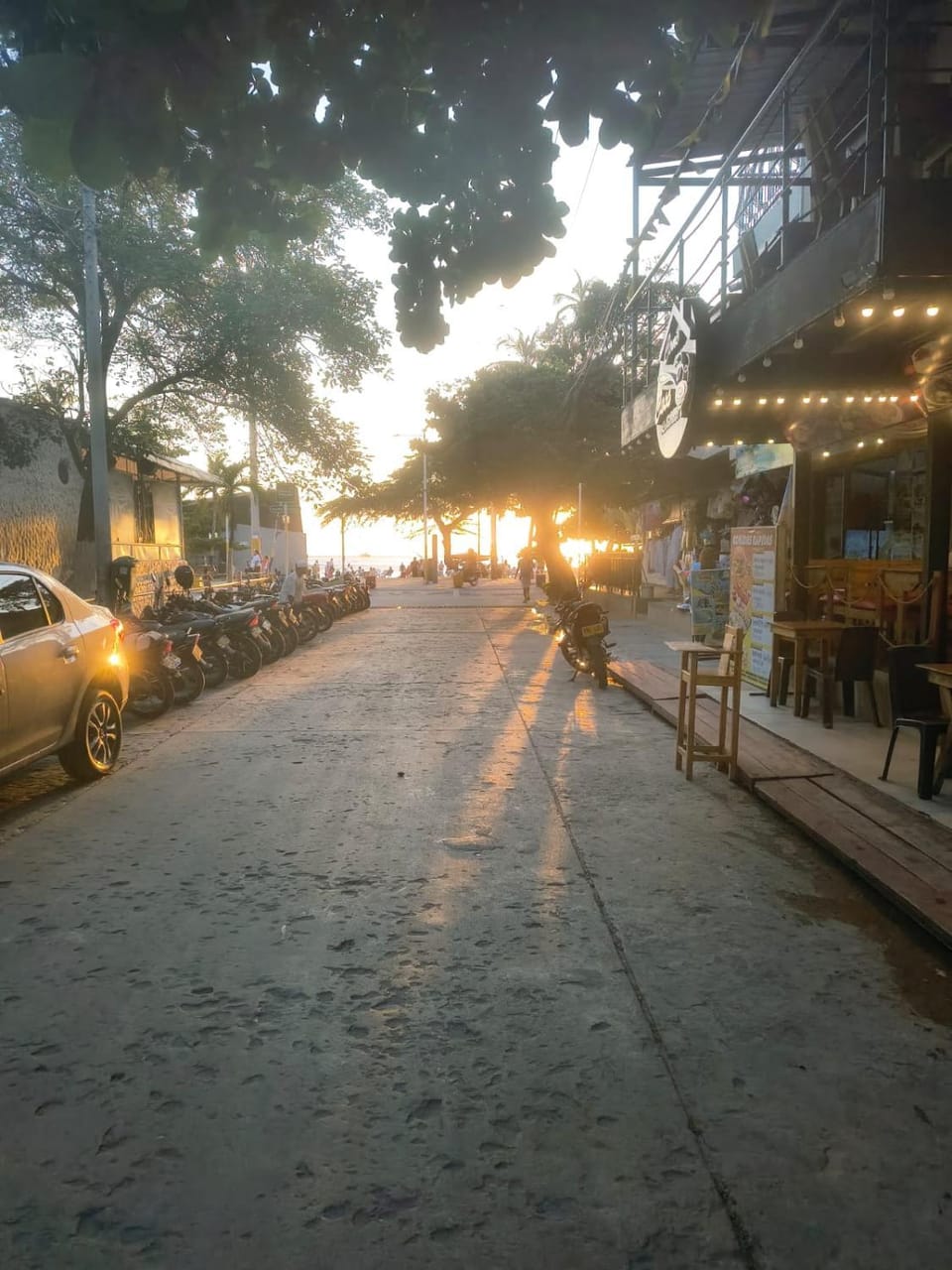 Neighbourhood, Street view, Sunset