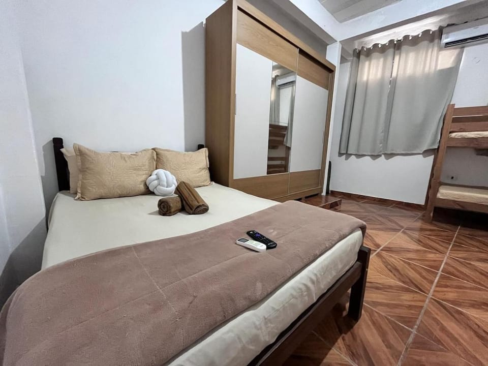 Bed, Photo of the whole room, Bedroom, towels, wardrobe