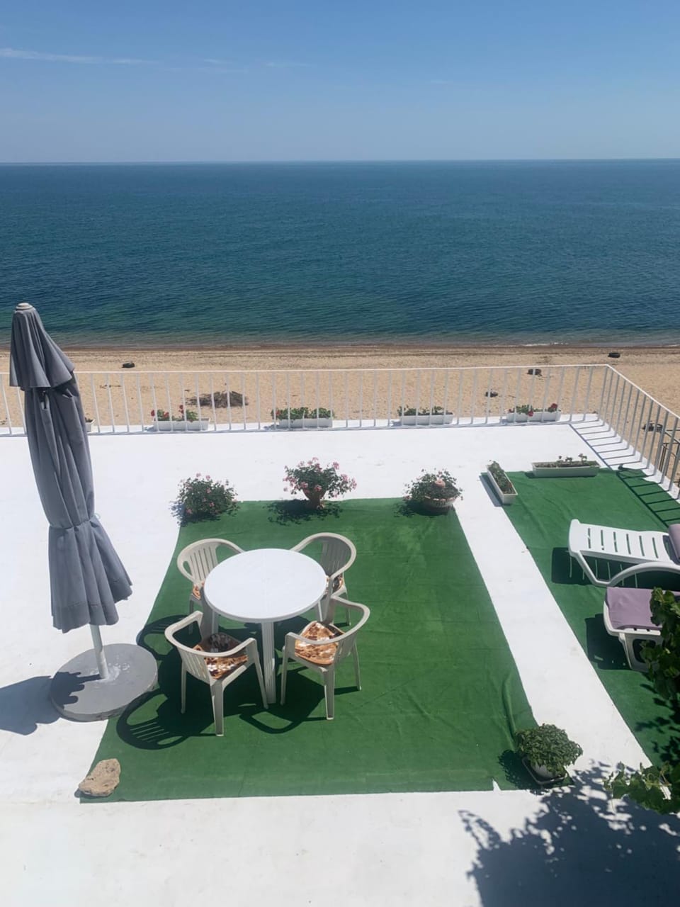 Balcony/Terrace, Dining area, Sea view, sunbed