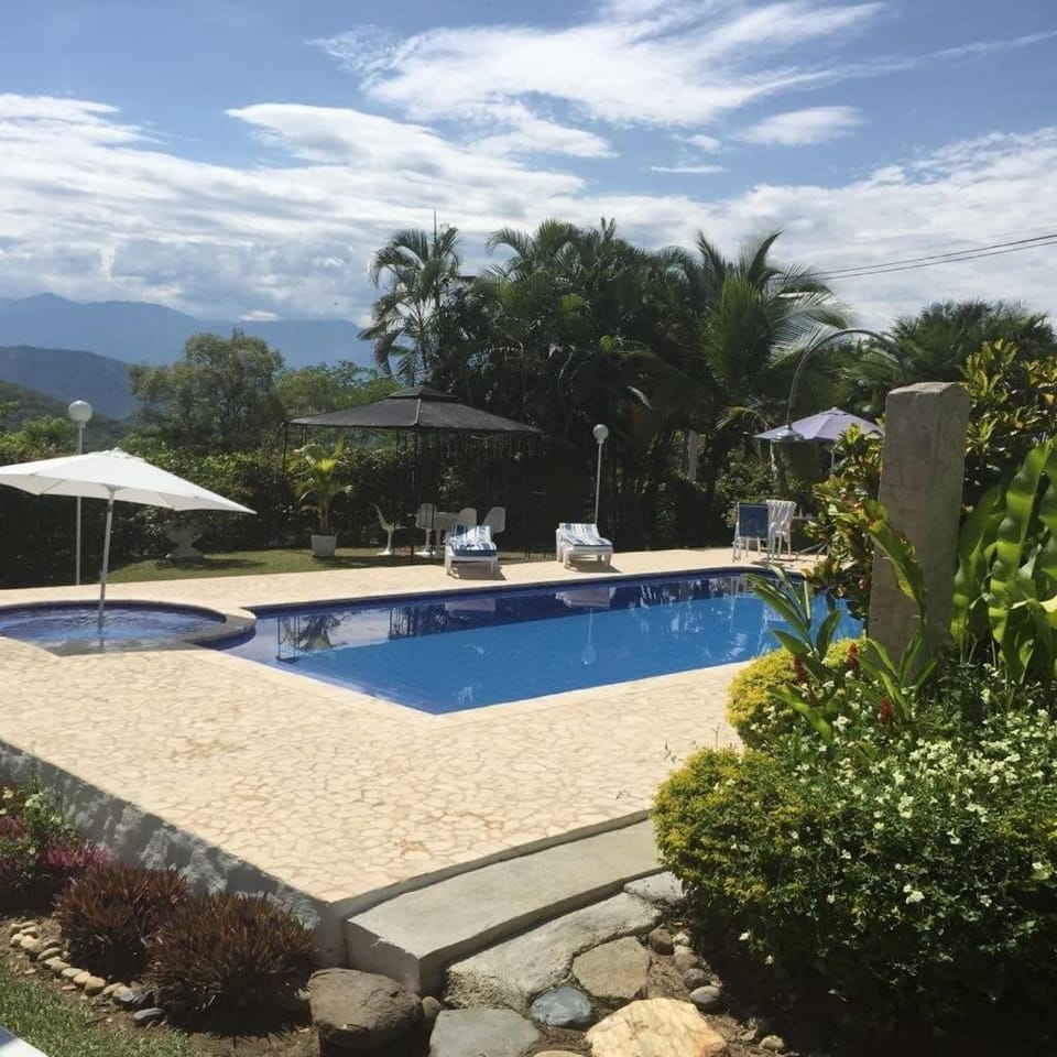 Natural landscape, Garden, Mountain view, Pool view, Swimming pool