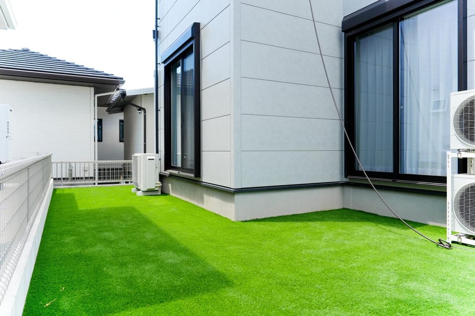 Property building, Garden
