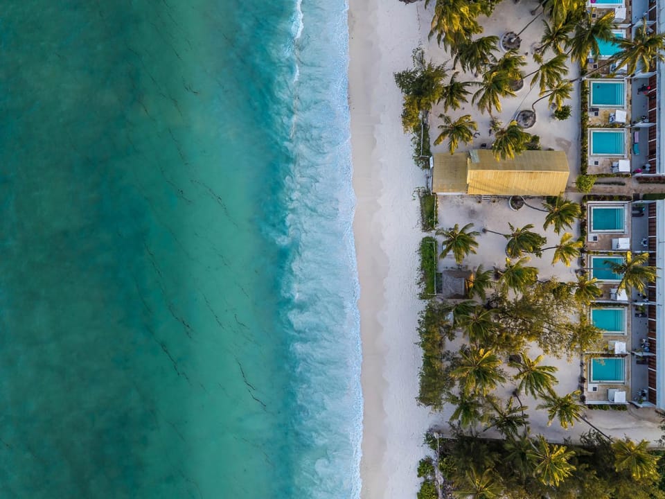 Bird's eye view, Pool view
