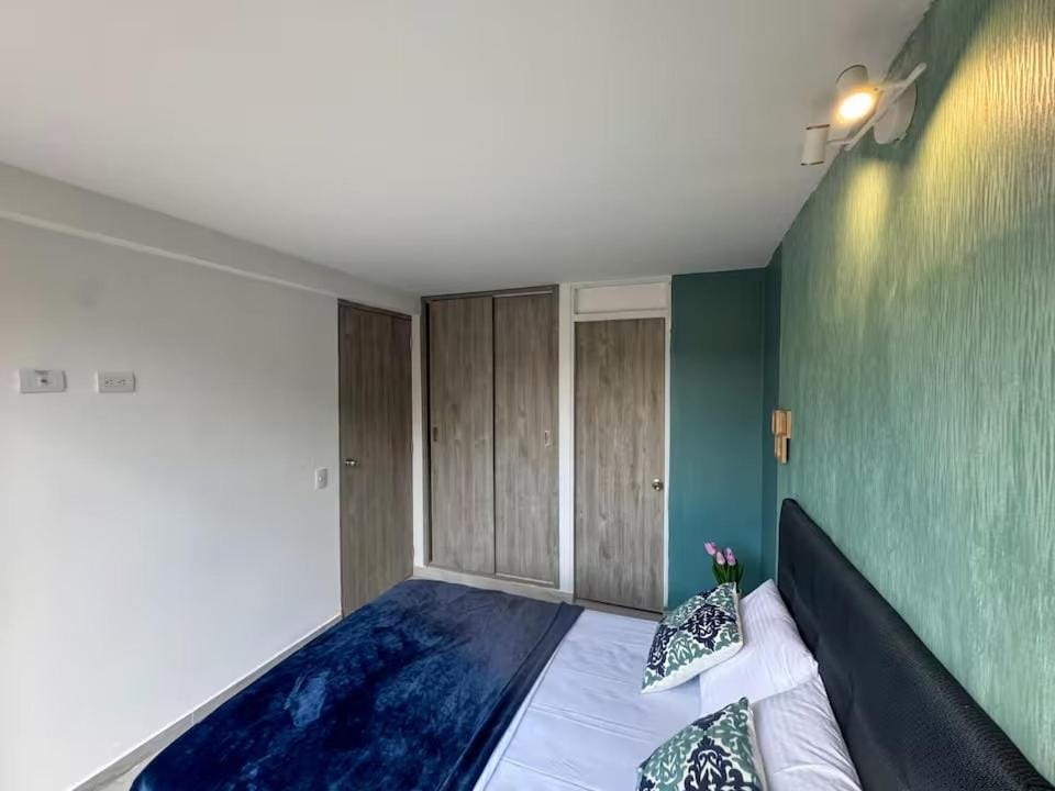 Apto Moderno 2 Hab con AC y Excelente Ubicación Apartment in Floridablanca