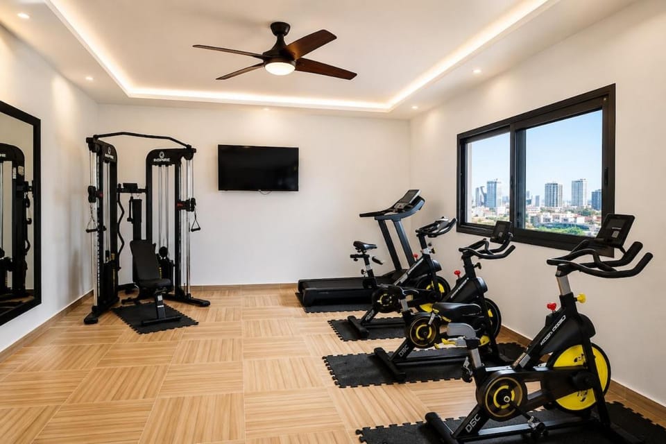 Almadies Premium 2BR Black out curtain Gym Sauna AC Fast WiFi Modern Apartment in Dakar