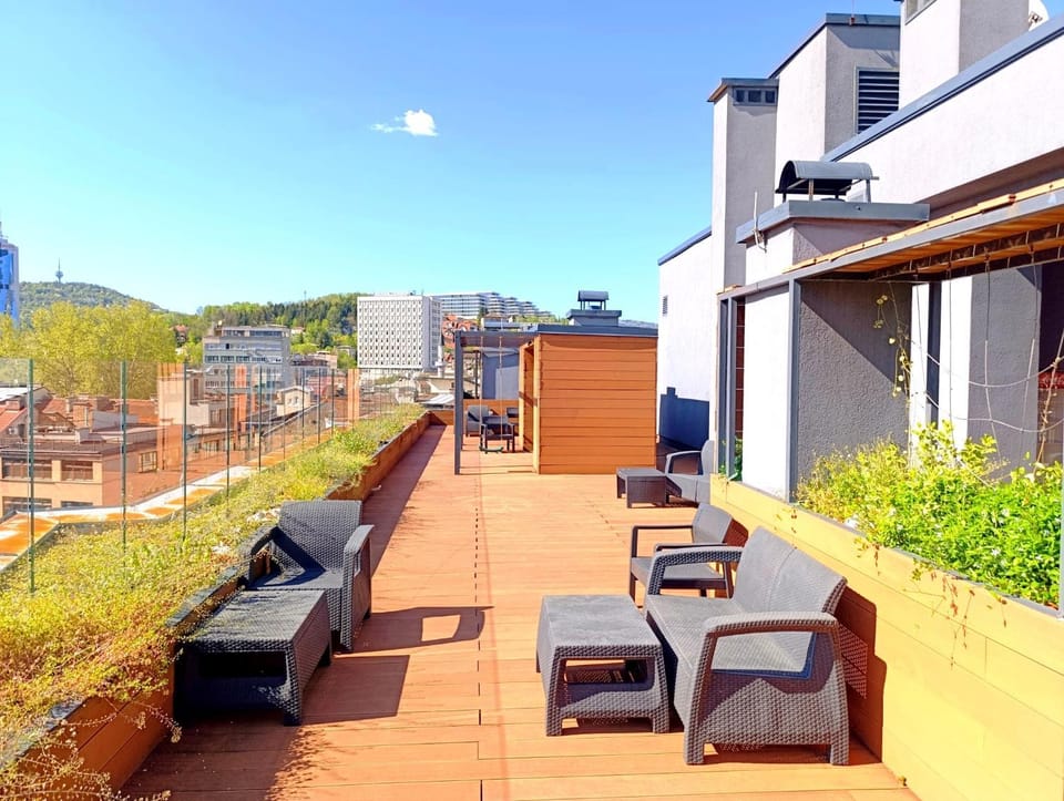 View (from property/room), Balcony/Terrace, Seating area