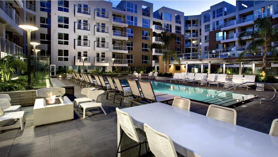 Property building, Seating area, Swimming pool