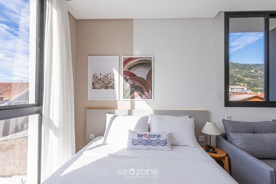 Bed, View (from property/room), Living room, Bedroom