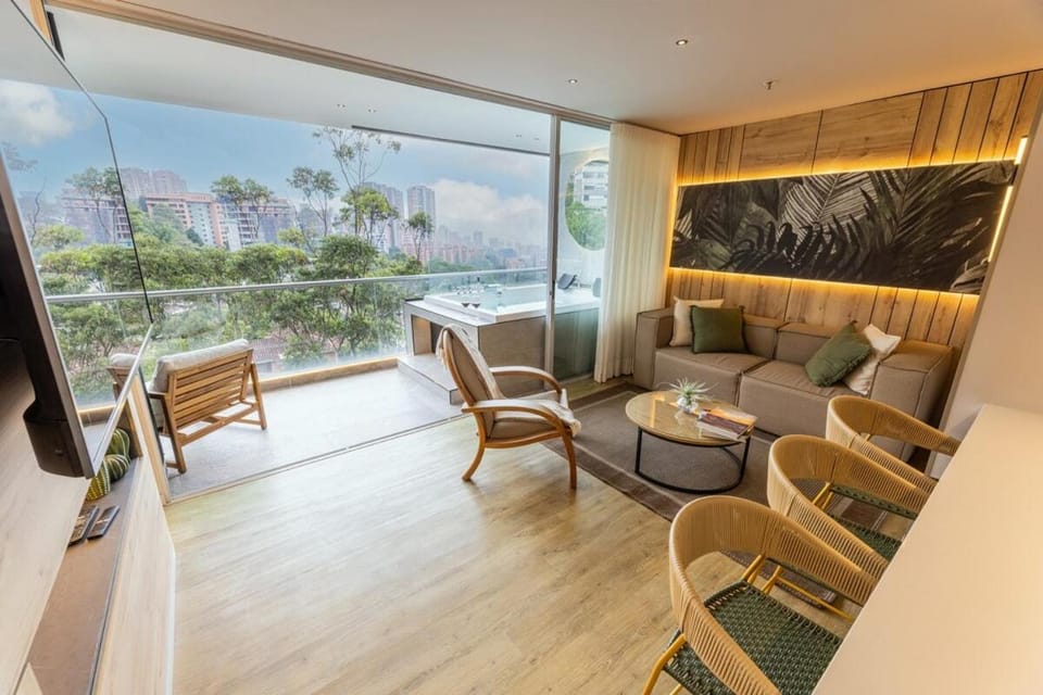 View (from property/room), Balcony/Terrace, Living room, Seating area