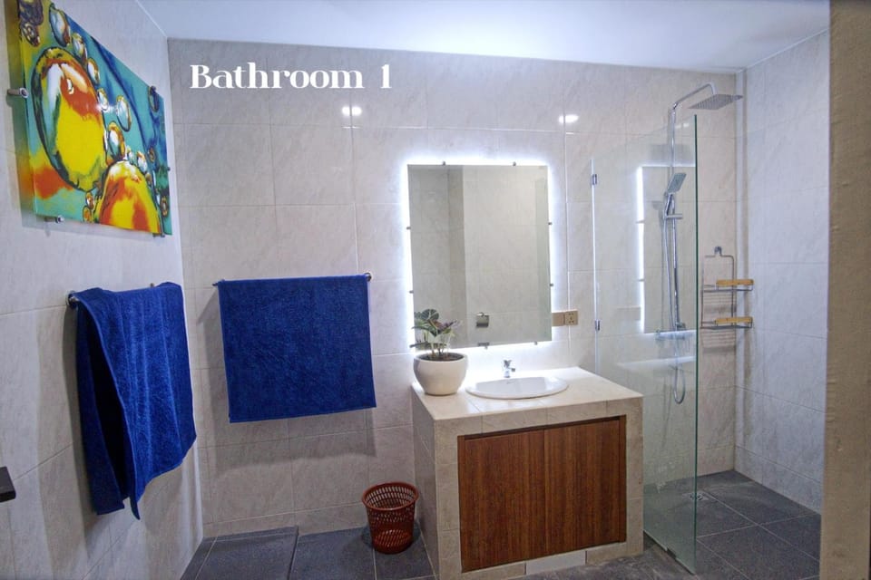 Shower, Bathroom, towels