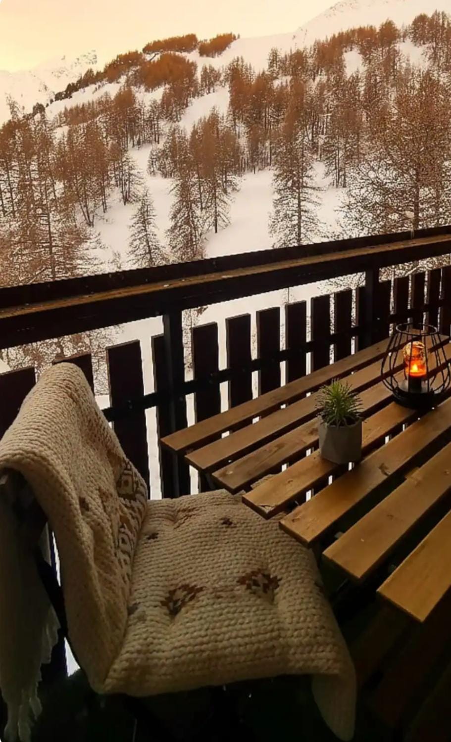 Les Étoiles, Studio cosy avec balcon, vue montagne, WIFI ,proche des pistes Apartment in Allos