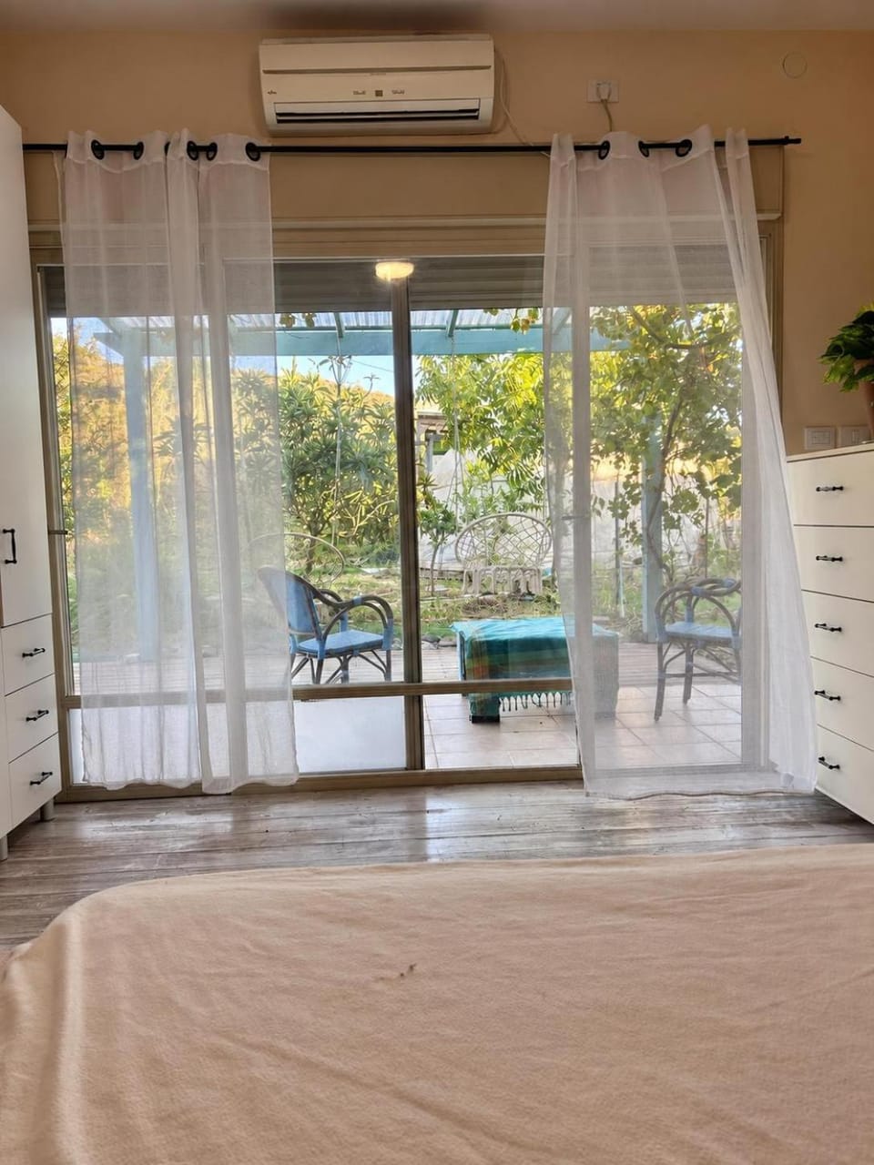 Patio, Bed, View (from property/room), Balcony/Terrace, Bedroom