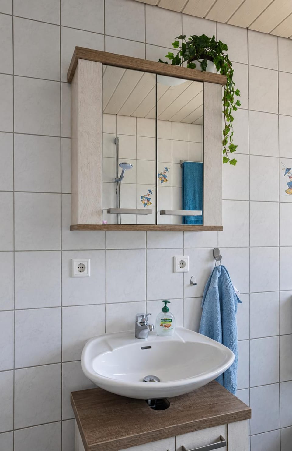 Bathroom, towels