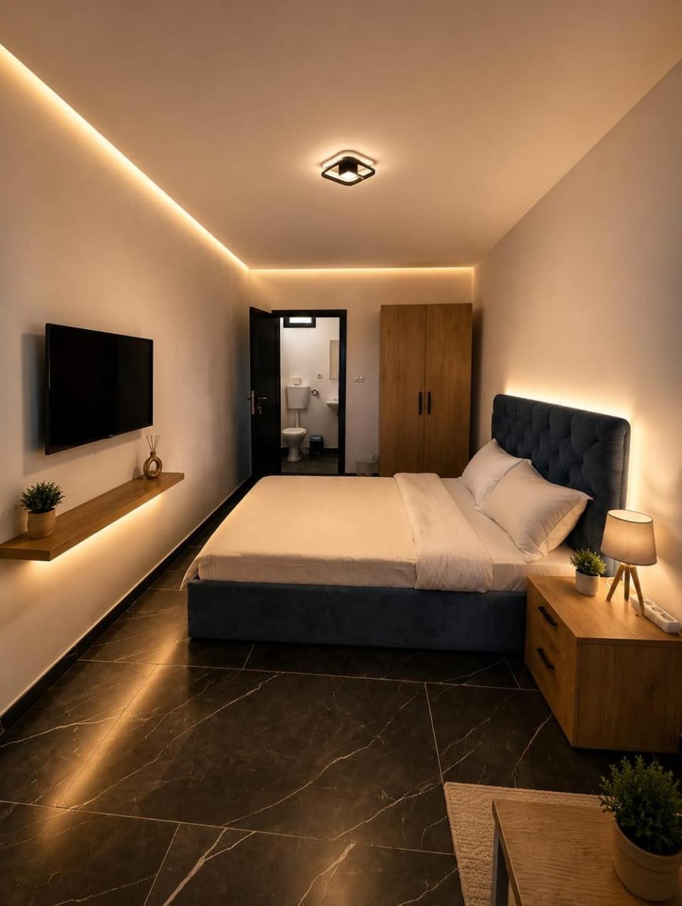 Bed, Photo of the whole room, Bedroom