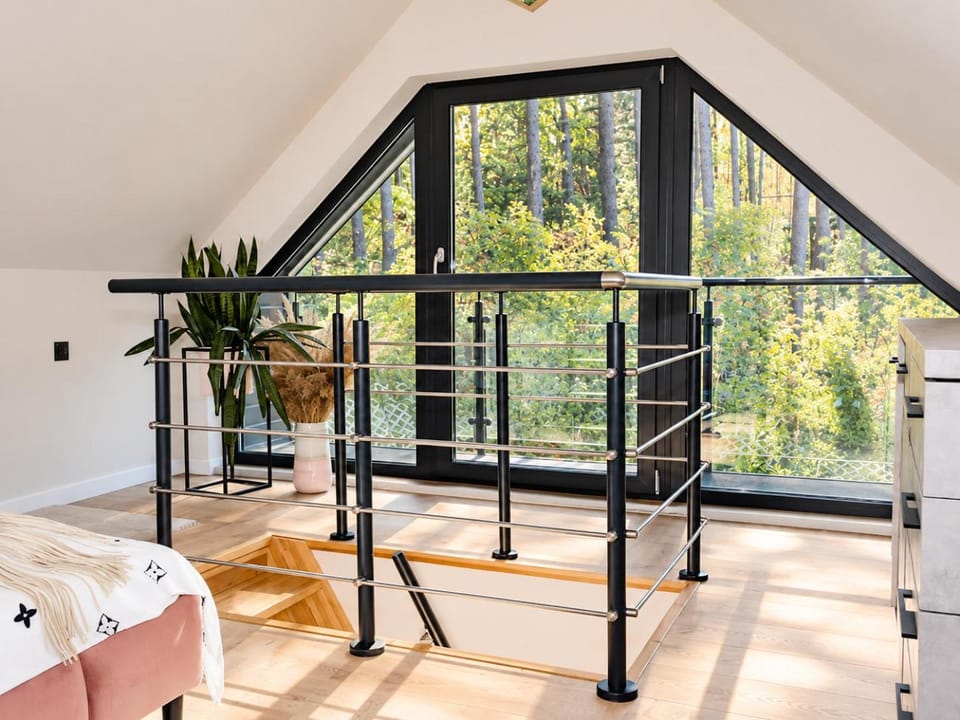 Bed, View (from property/room), Balcony/Terrace, Photo of the whole room, Bedroom, Garden view