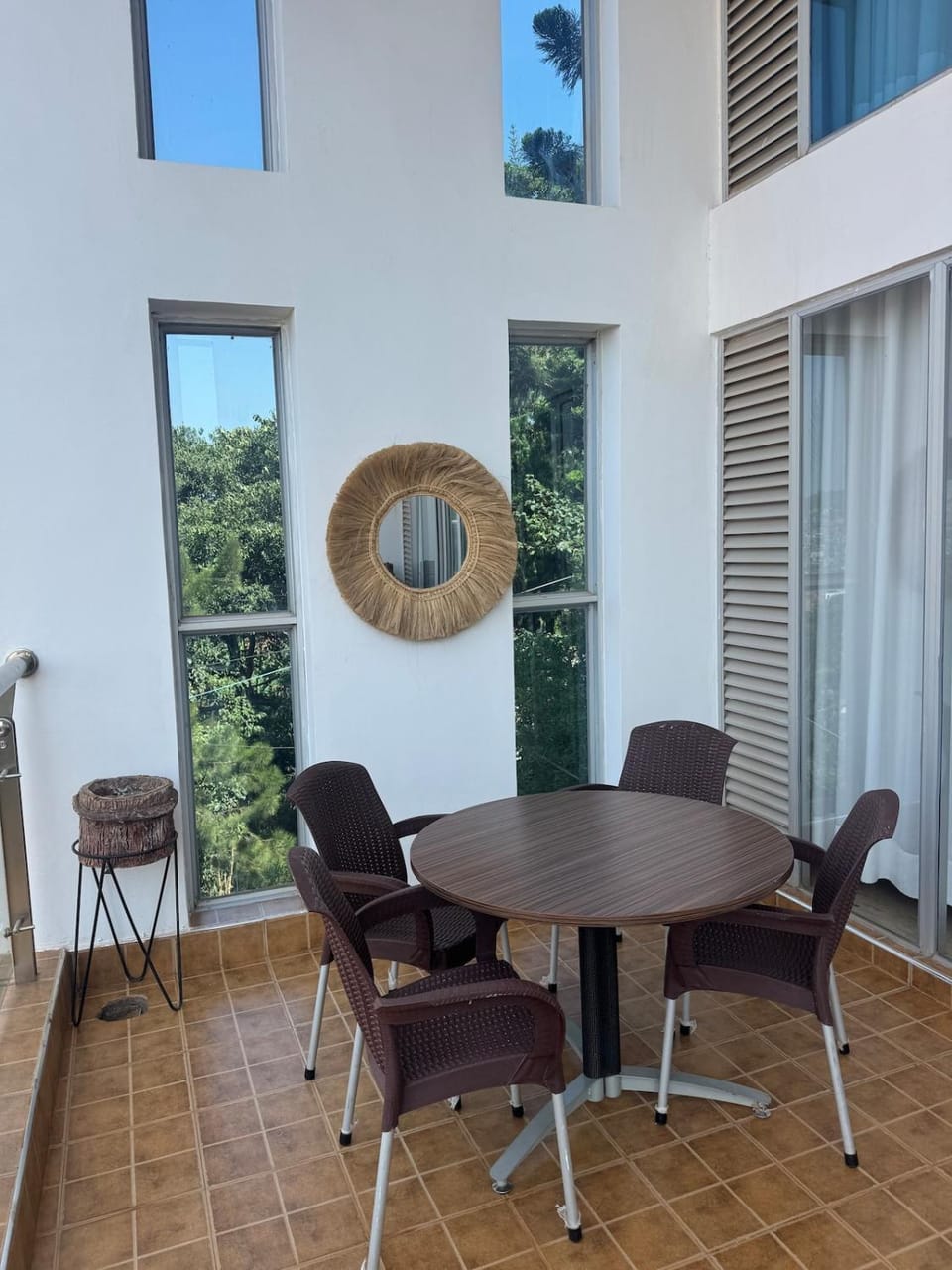 Day, Balcony/Terrace, Seating area