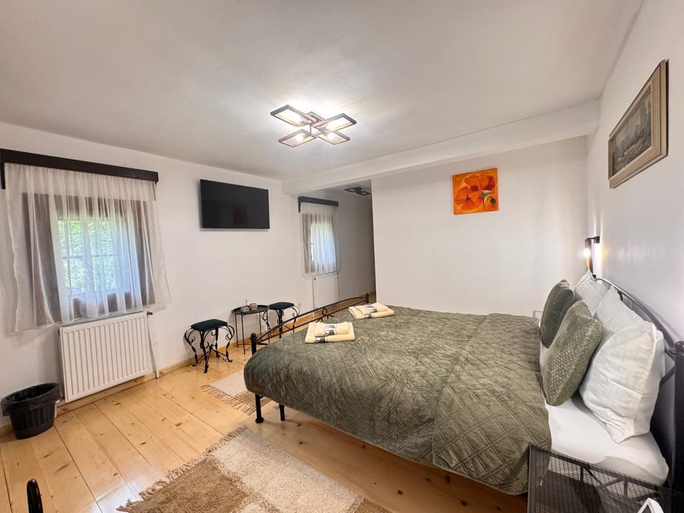 Bed, TV and multimedia, Photo of the whole room, Bedroom