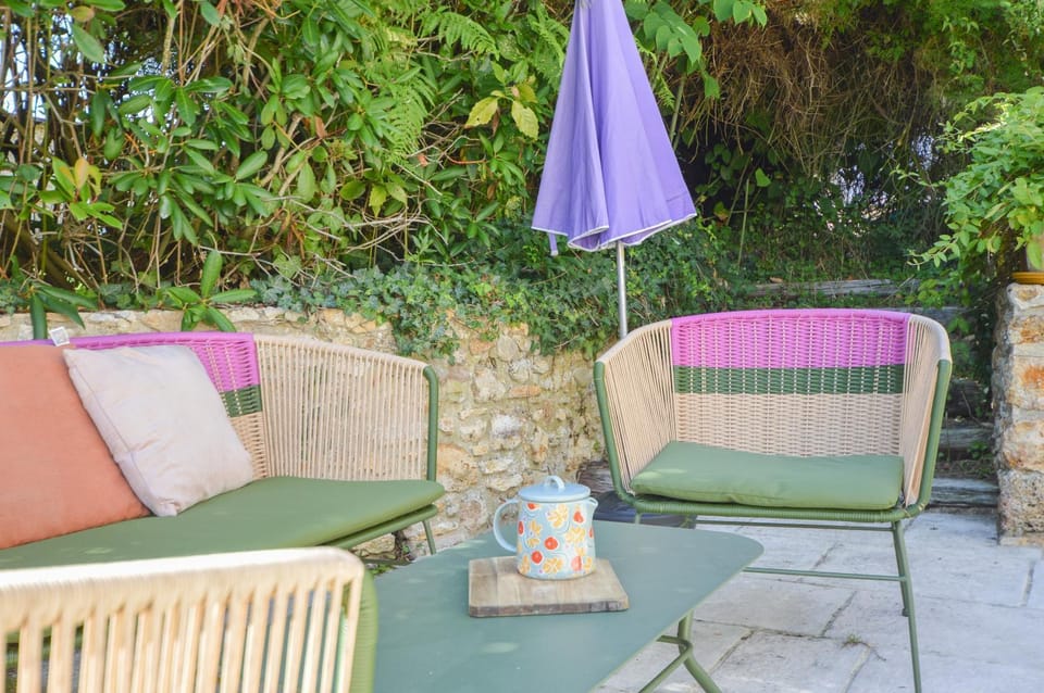 Patio, Spring, Day, Garden, Garden view