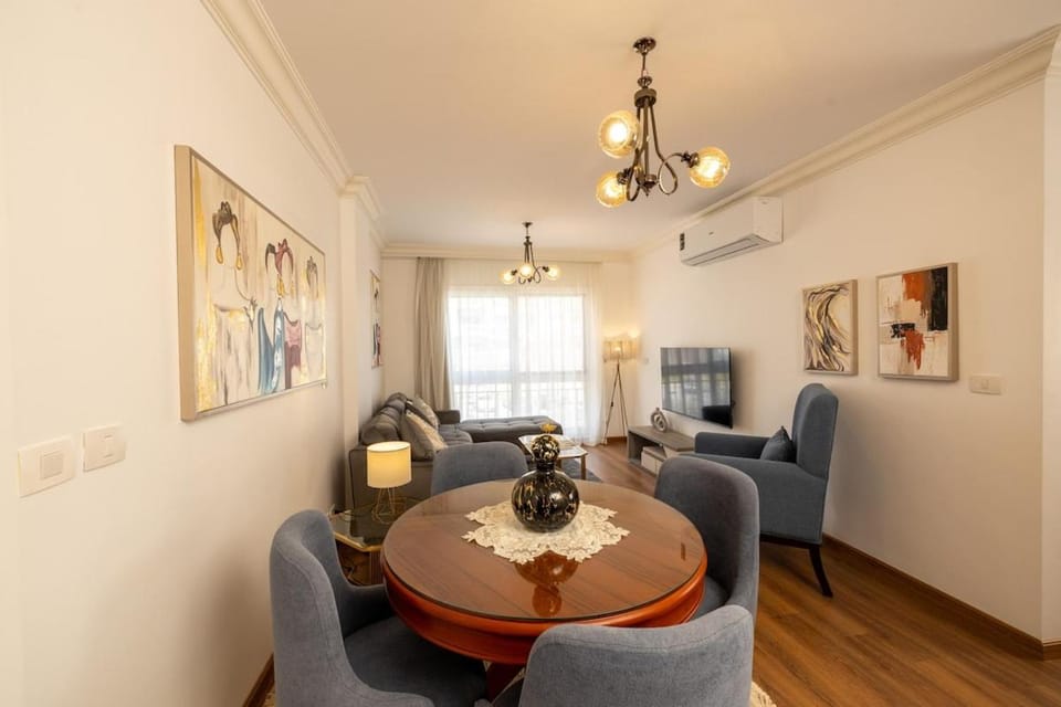 Dining area, air conditioner