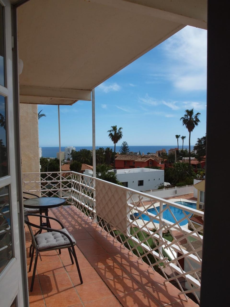 Balcony/Terrace, Pool view, Sea view