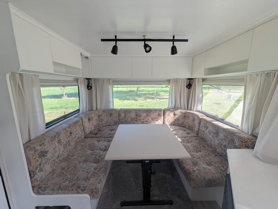 Living room, Seating area, Dining area