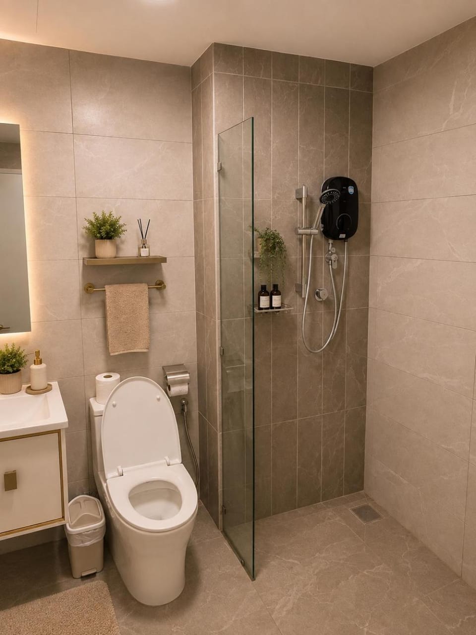 Shower, Toilet, Bathroom