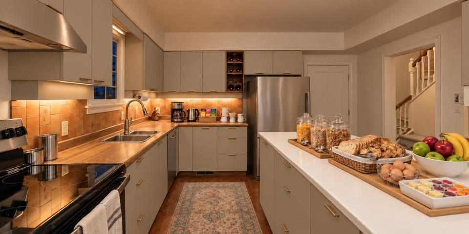 Kitchen or kitchenette, Breakfast
