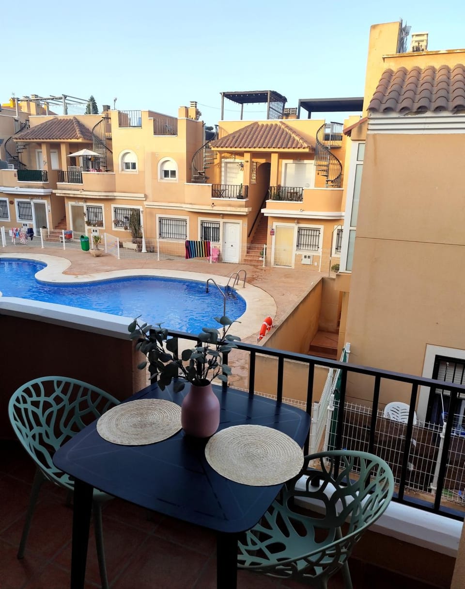 View (from property/room), Balcony/Terrace, Pool view, Area and facilities, Swimming pool