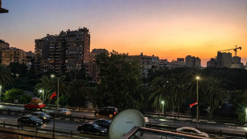 City view, Sunset