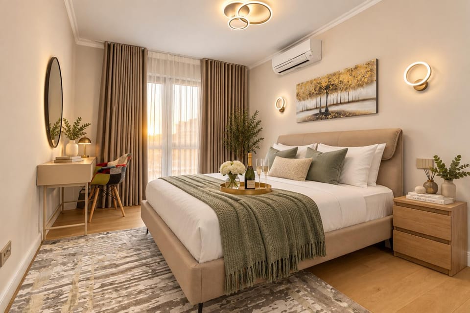 Bed, Bedroom