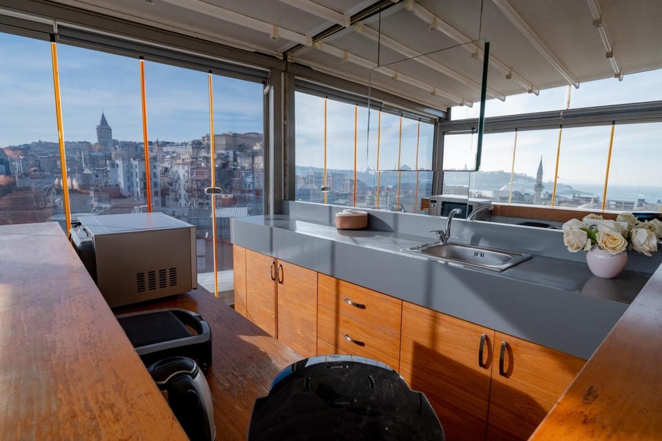 Spectacular Terrace with Panoramic 360 Views Apartment in Istanbul