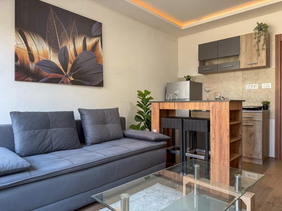 TV and multimedia, Kitchen or kitchenette, Living room, Seating area, Dining area, stove