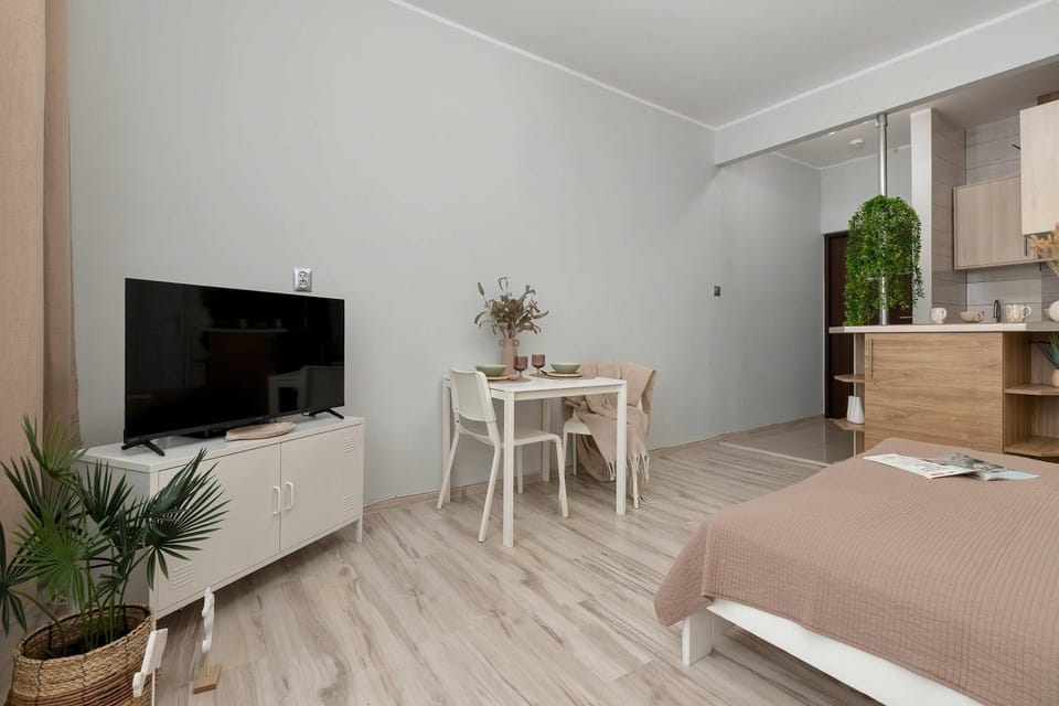 Bed, TV and multimedia, Photo of the whole room